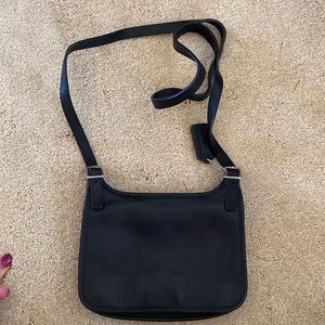 Coach leather cross body clutch/bag.